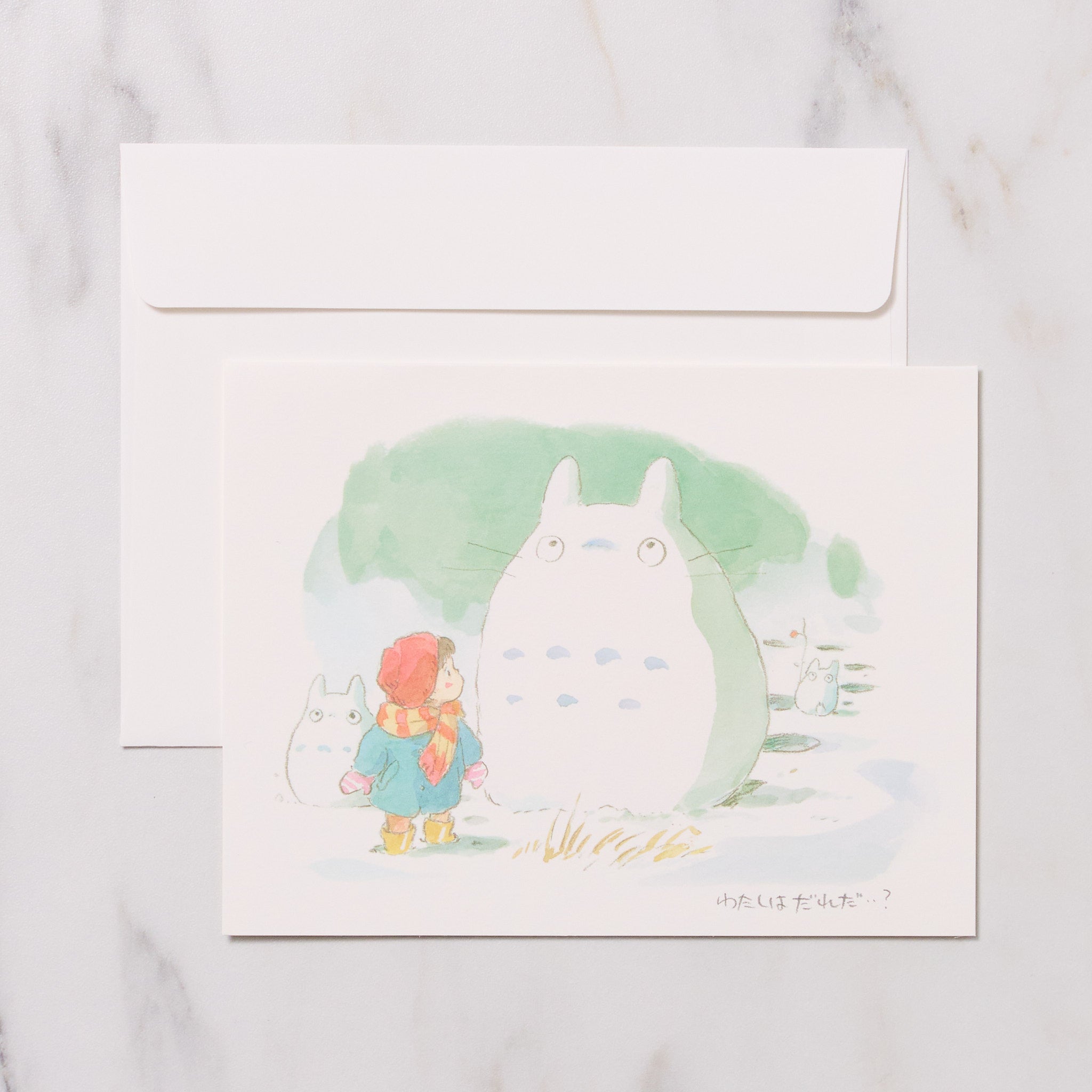 Studio Ghibli "My Neighbor Totoro" Watercolor Note Card / Movic