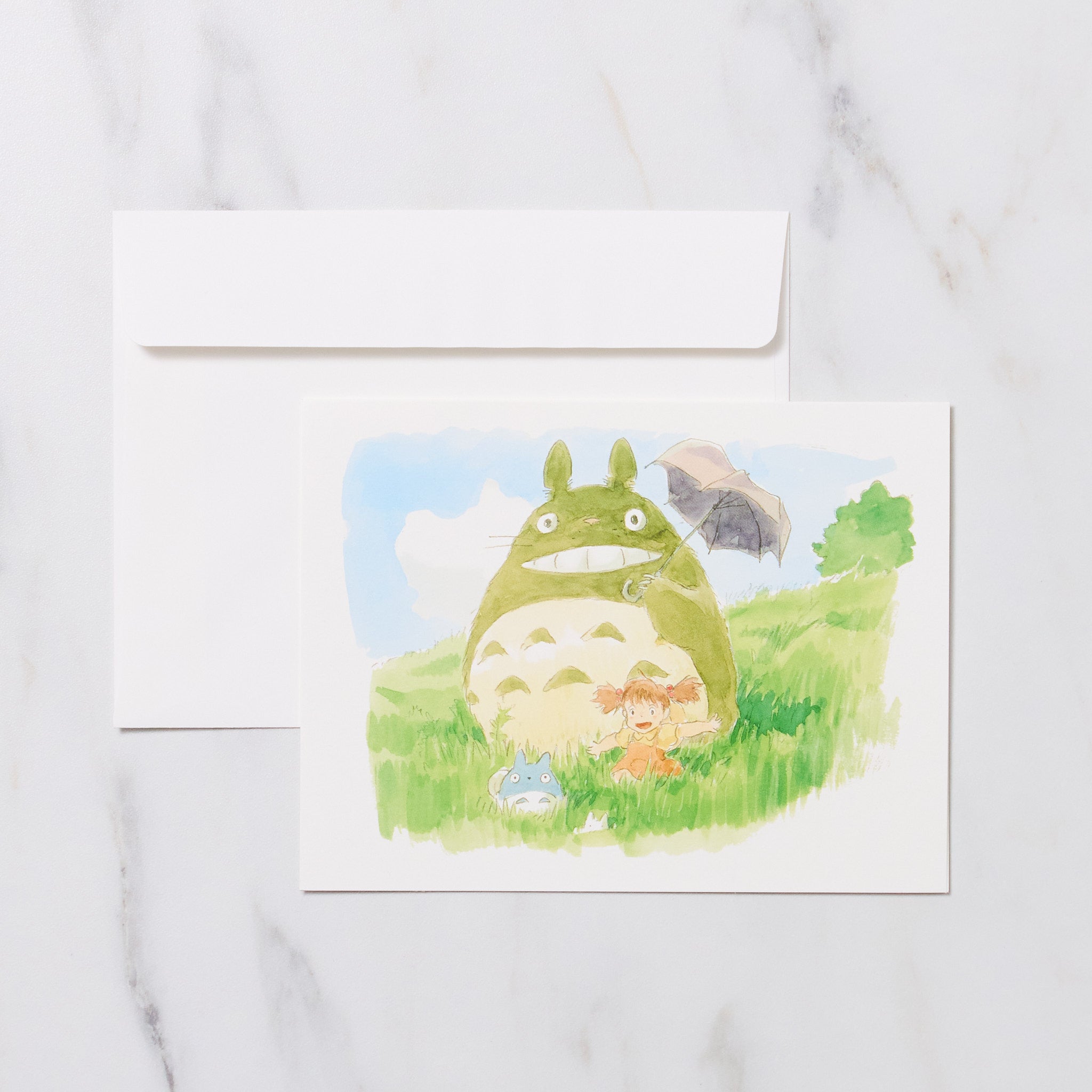 Studio Ghibli "My Neighbor Totoro" Watercolor Note Card / Movic