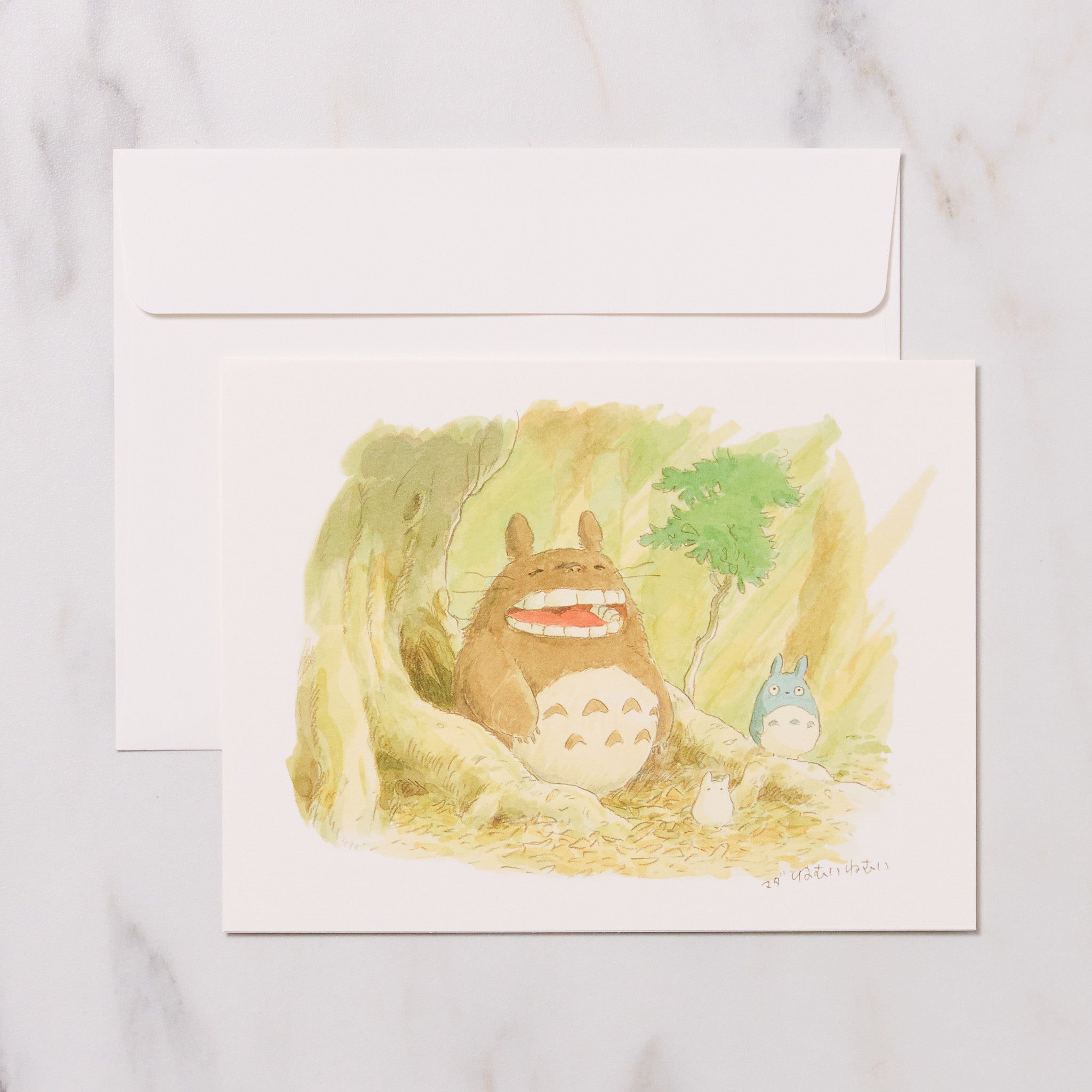 Studio Ghibli "My Neighbor Totoro" Watercolor Note Card / Movic