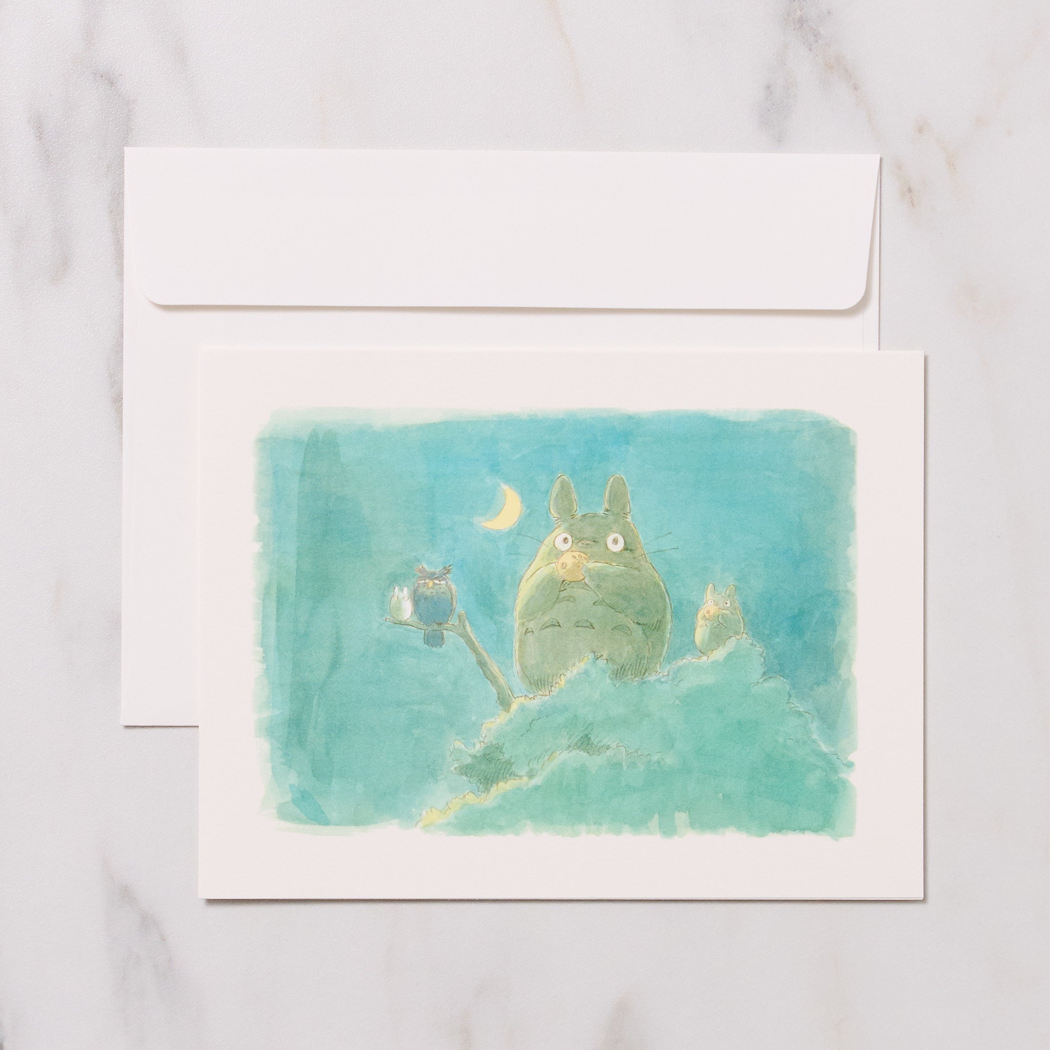 Studio Ghibli "My Neighbor Totoro" Watercolor Note Card / Movic