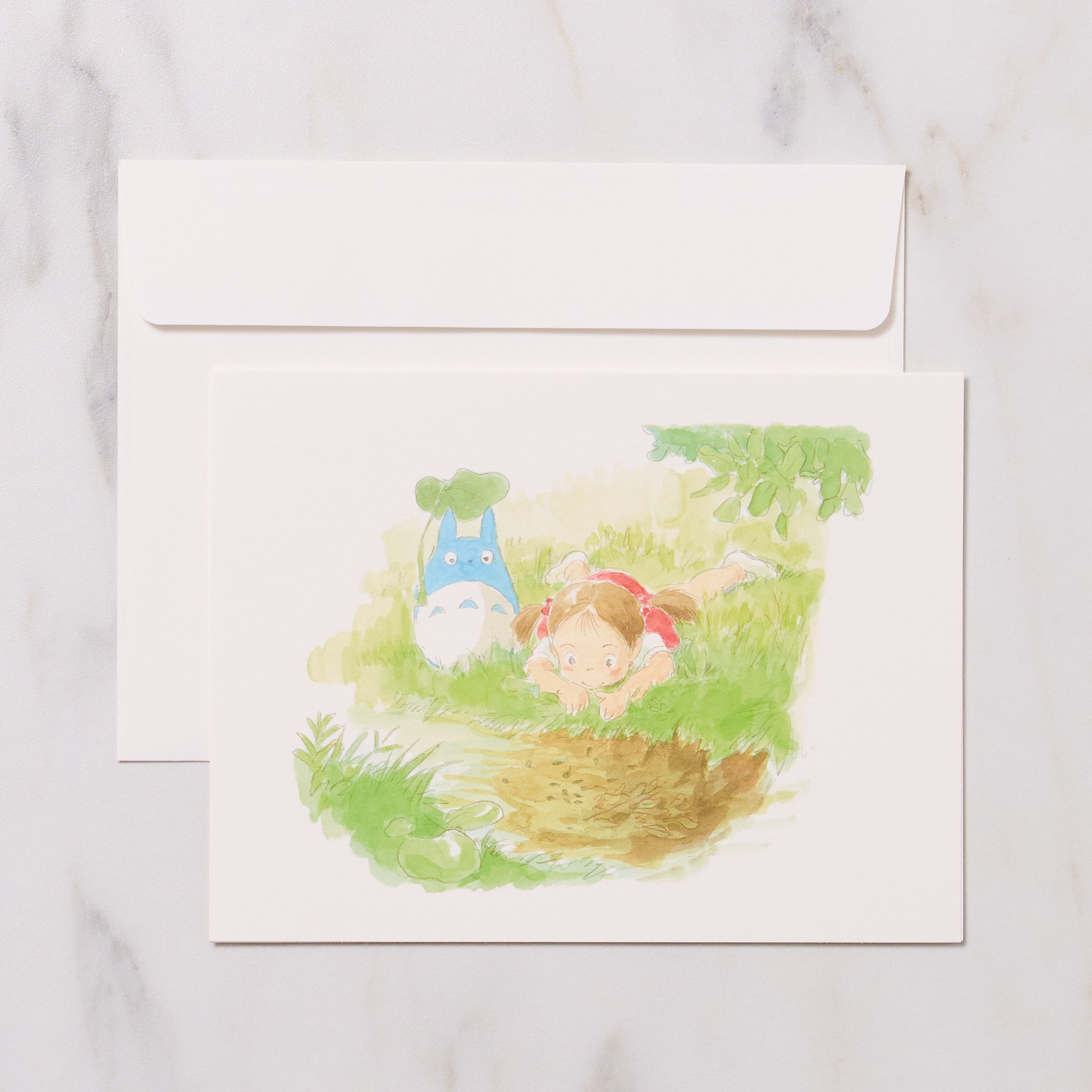 Studio Ghibli "My Neighbor Totoro" Watercolor Note Card / Movic