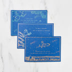 Studio Ghibli Night Sky Foil Stamp Note Card / Movic