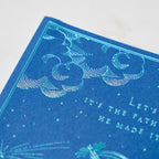 Studio Ghibli Night Sky Foil Stamp Note Card / Movic