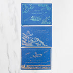 Studio Ghibli Night Sky Foil Stamp Note Card / Movic