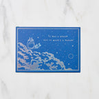 Studio Ghibli Night Sky Foil Stamp Note Card / Movic