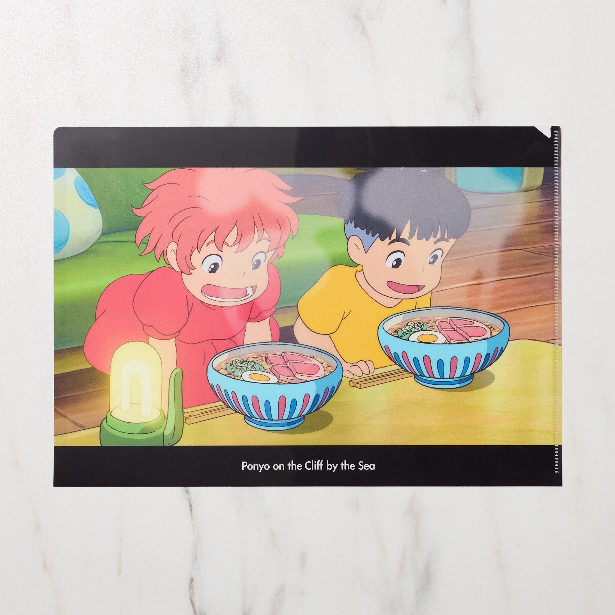 Studio Ghibli "Ponyo on the Cliff by the Sea" Scenes A4 Clear File Folder / Movic