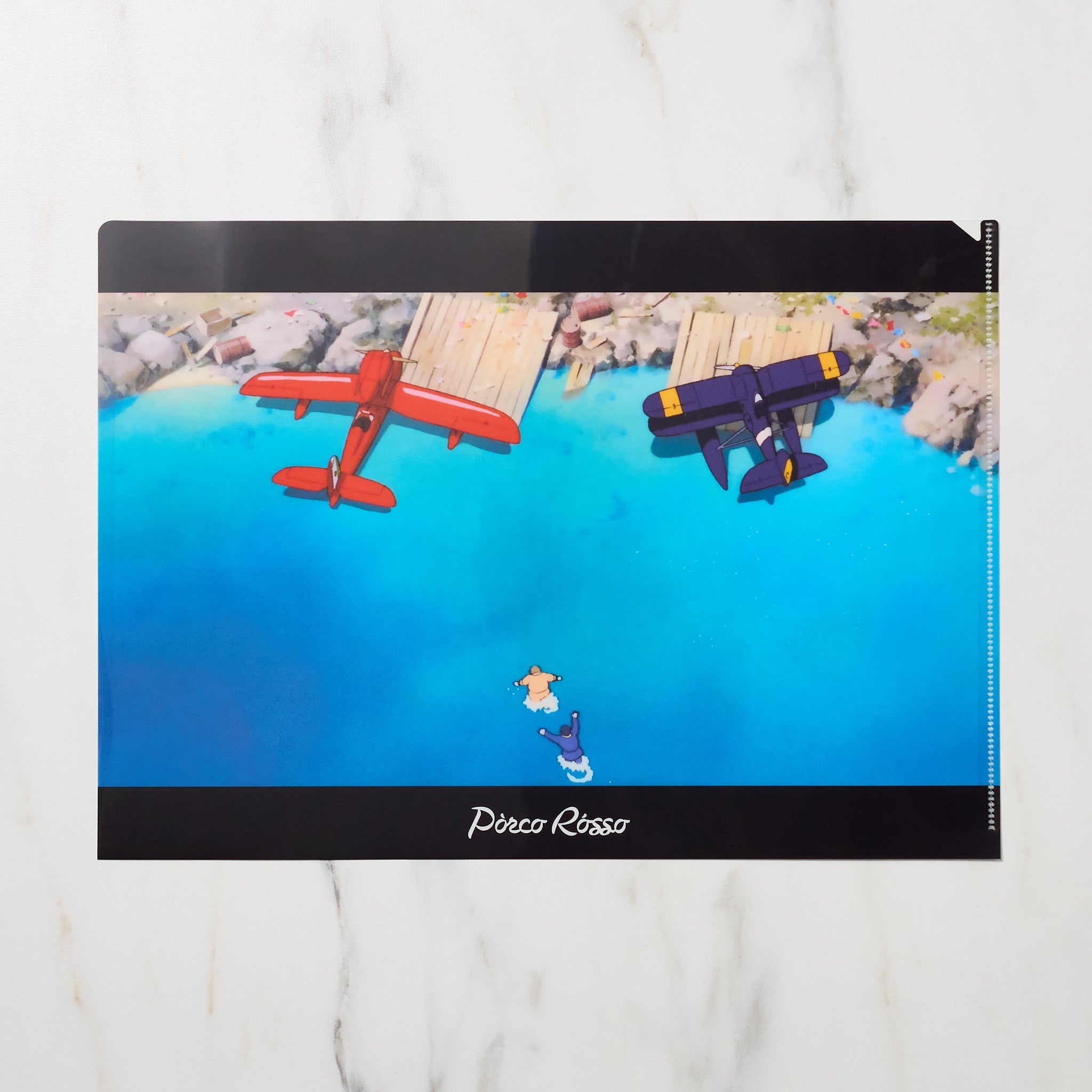 Studio Ghibli "Porco Rosso" Scenes A4 Clear File Folder / Movic