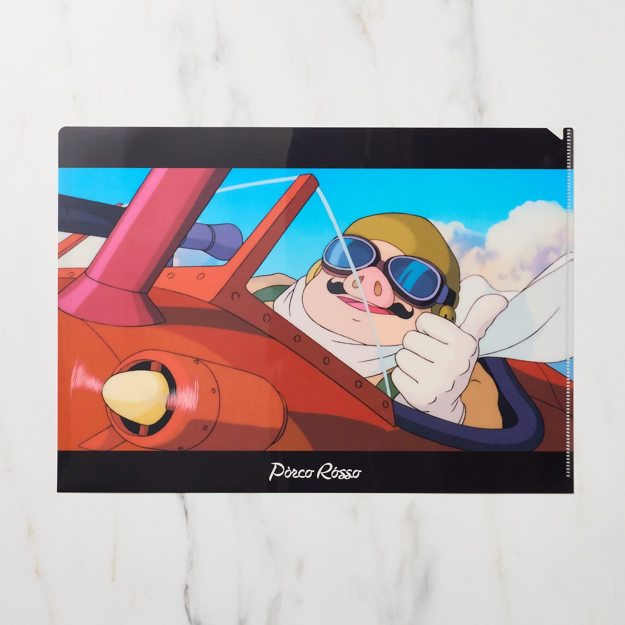 Studio Ghibli "Porco Rosso" Scenes A4 Clear File Folder / Movic