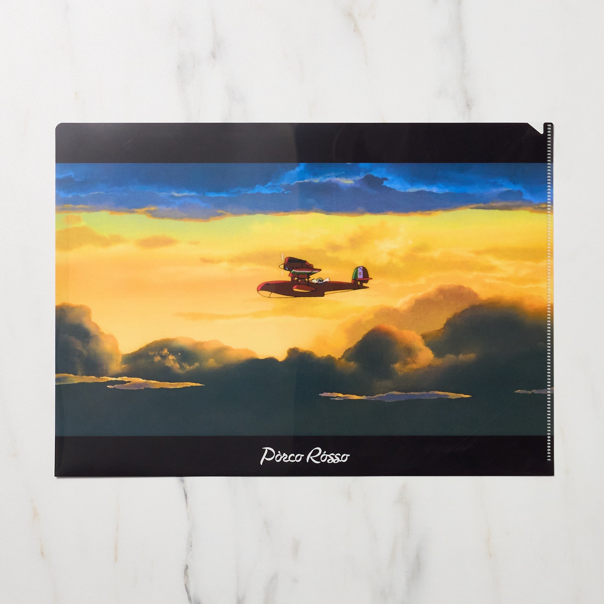 Studio Ghibli "Porco Rosso" Scenes A4 Clear File Folder / Movic