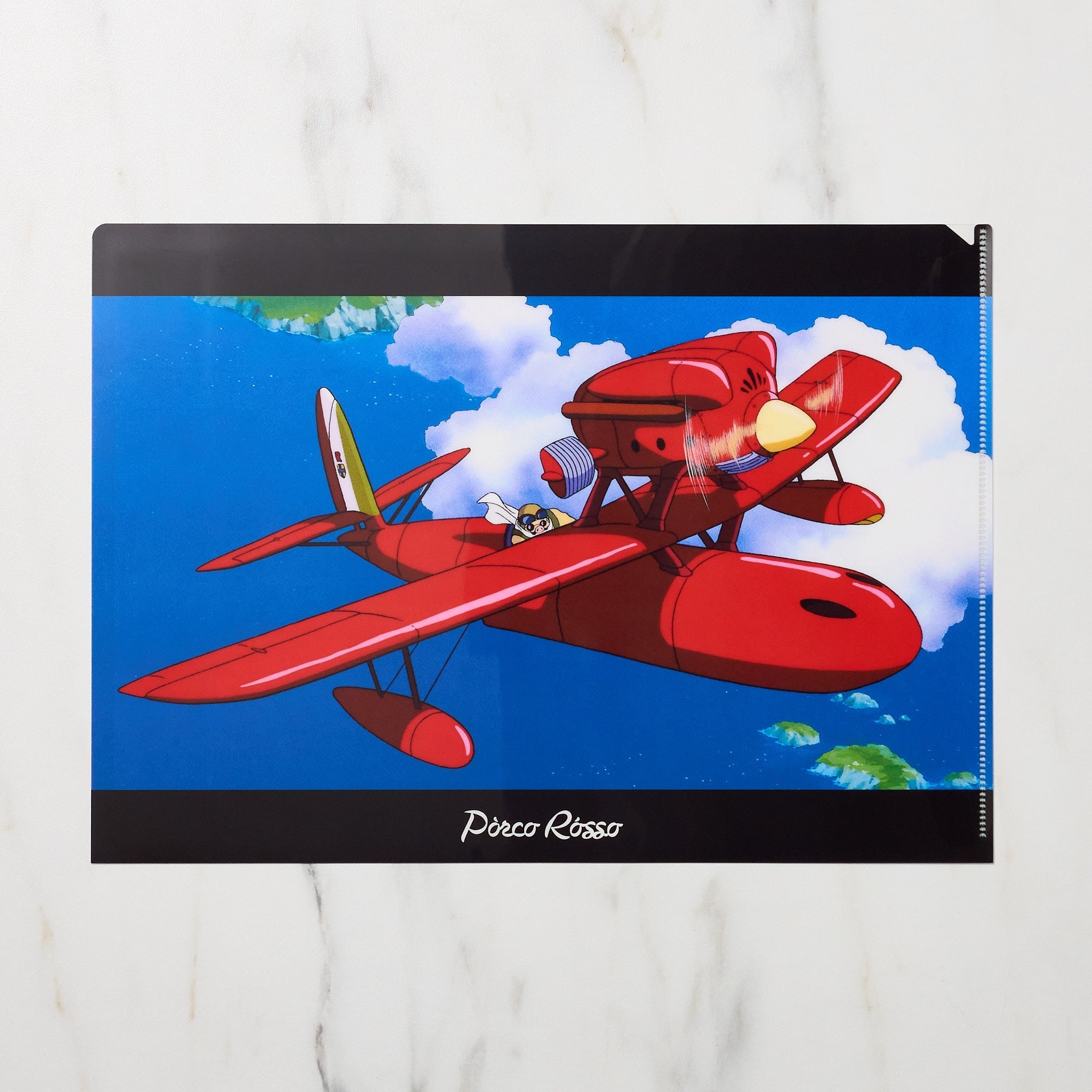 Studio Ghibli "Porco Rosso" Scenes A4 Clear File Folder / Movic