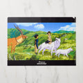 Studio Ghibli "Princess Mononoke" Scenes A4 Clear File Folder / Movic