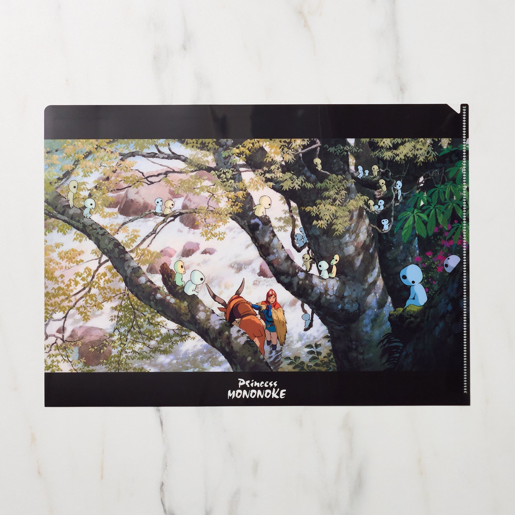 Studio Ghibli "Princess Mononoke" Scenes A4 Clear File Folder / Movic