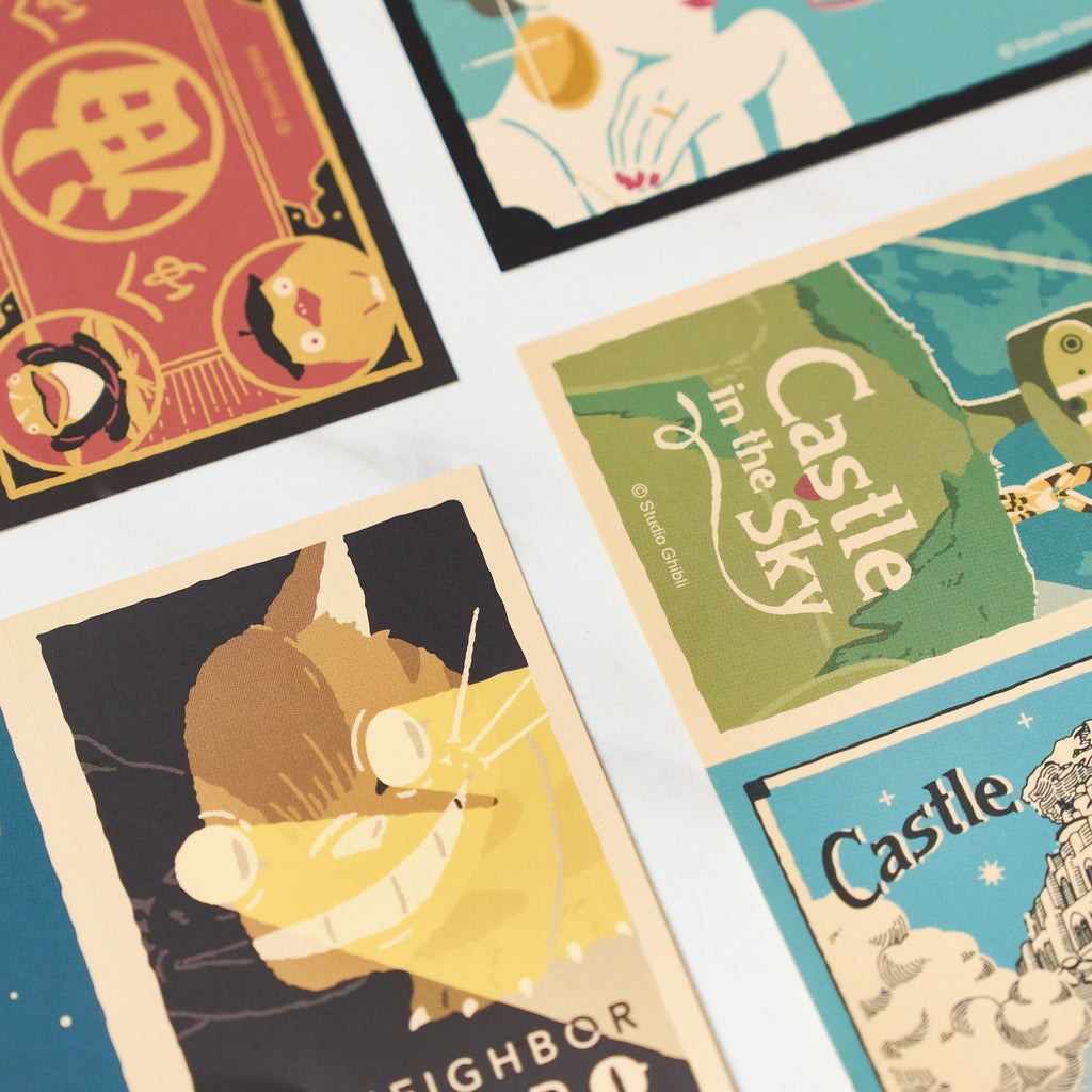 Studio Ghibli Retro Stickers / Movic