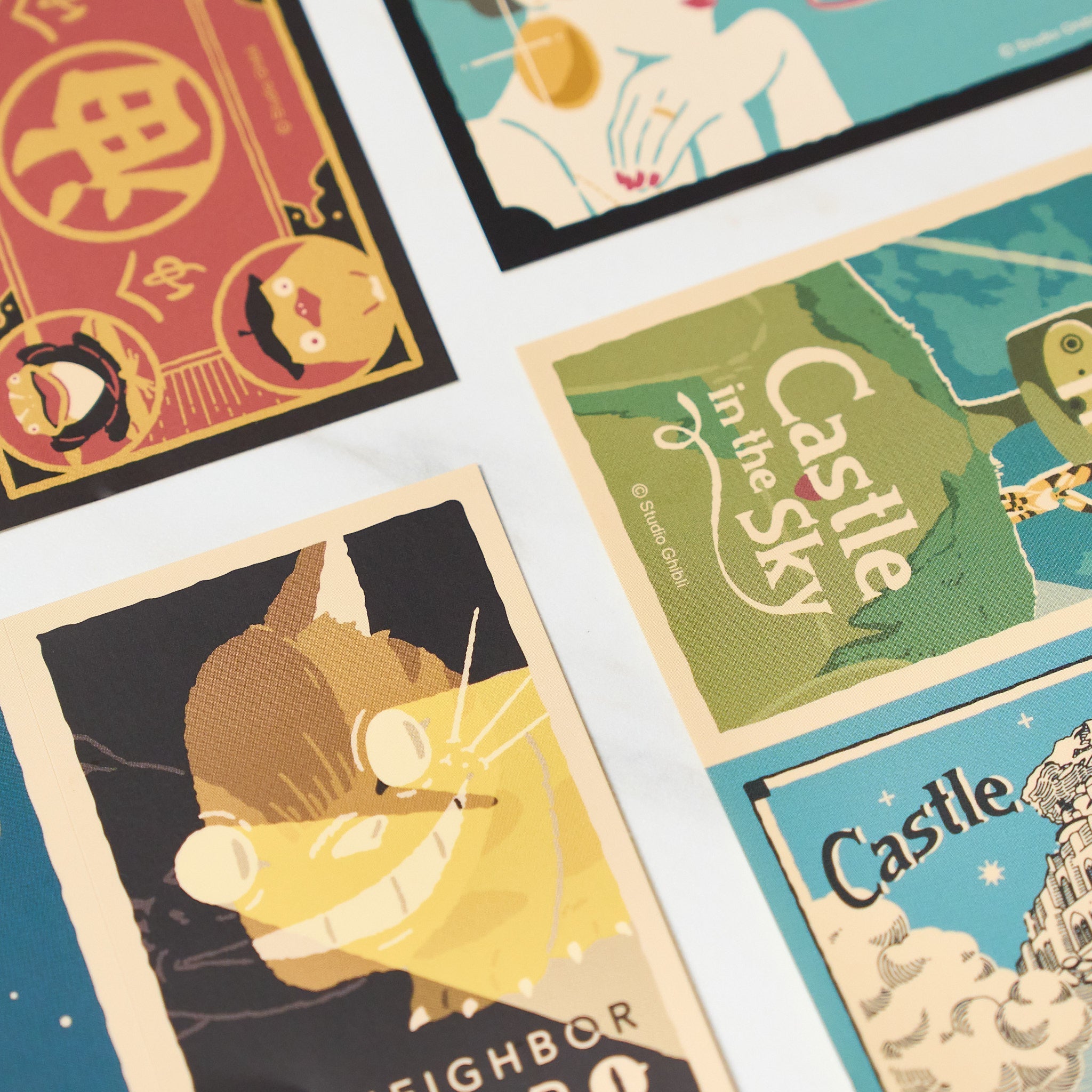 Studio Ghibli Retro Stickers / Movic