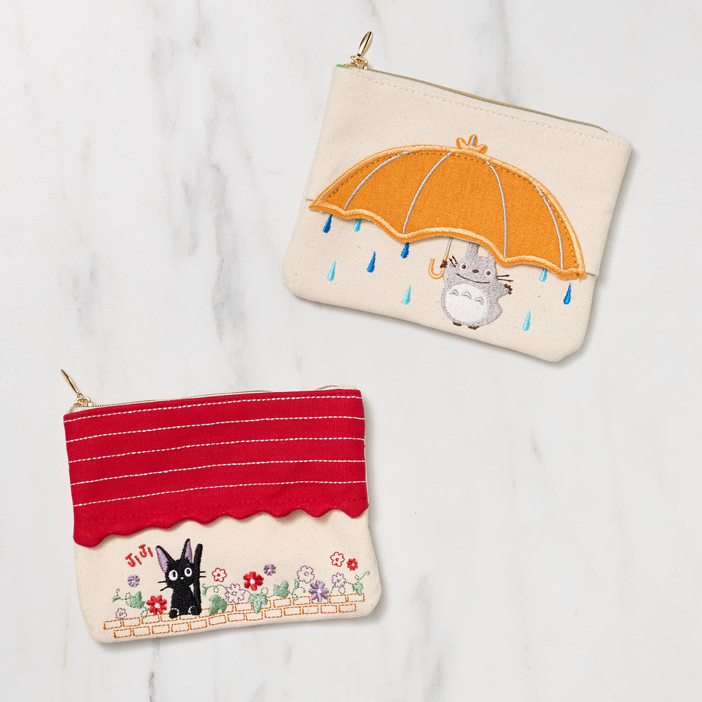 Studio Ghibli Totoro and Jiji Mini Tissue Case Pouch / Marushin