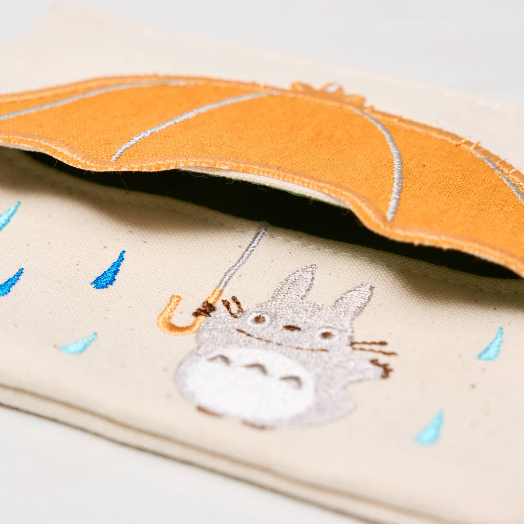Studio Ghibli Totoro and Jiji Mini Tissue Case Pouch / Marushin