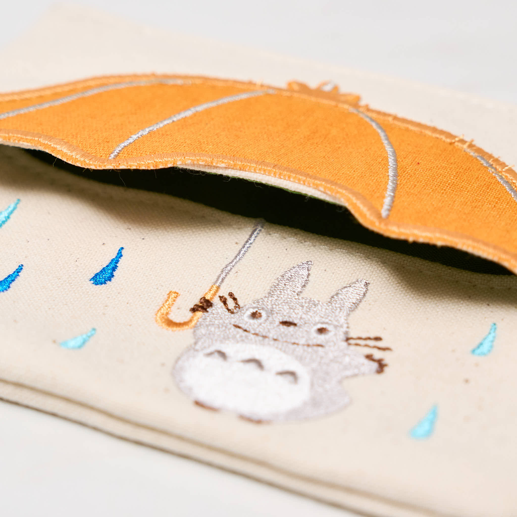 Studio Ghibli Totoro and Jiji Mini Tissue Case Pouch / Marushin