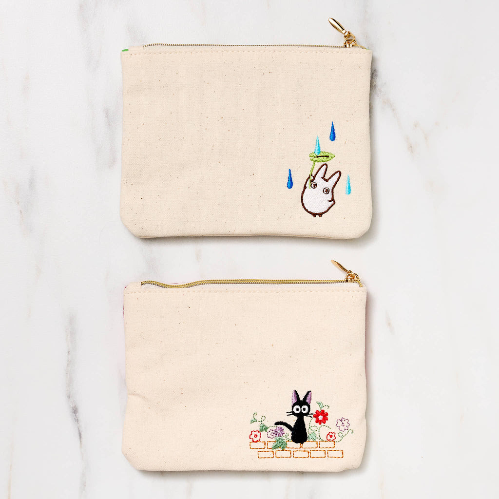 Studio Ghibli Totoro and Jiji Mini Tissue Case Pouch / Marushin