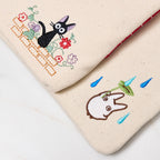 Studio Ghibli Totoro and Jiji Mini Tissue Case Pouch / Marushin