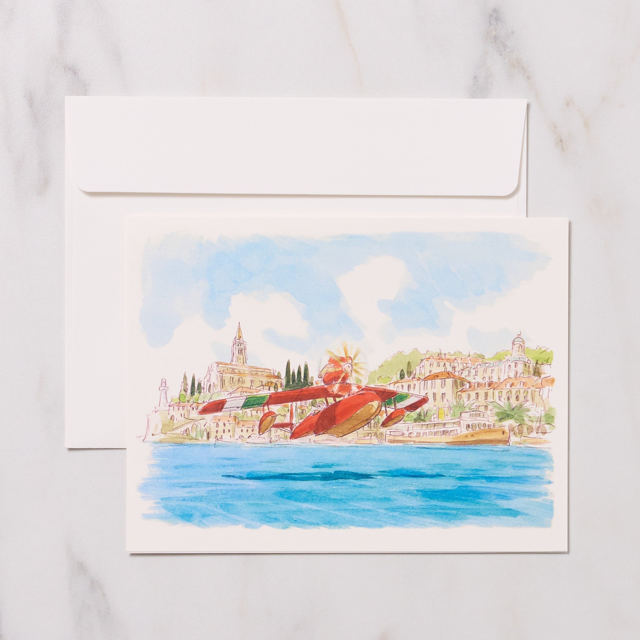 Studio Ghibli Watercolor Note Card / Movic