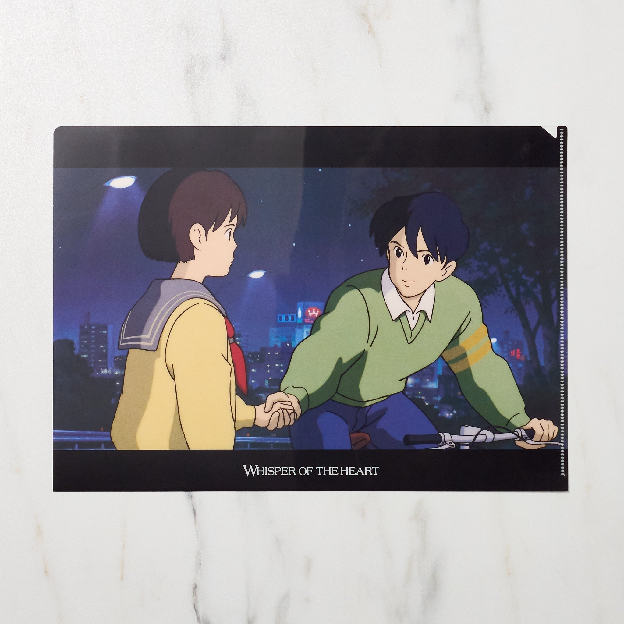 Studio Ghibli "Whisper of the Heart" Scenes A4 Clear File Folder / Movic