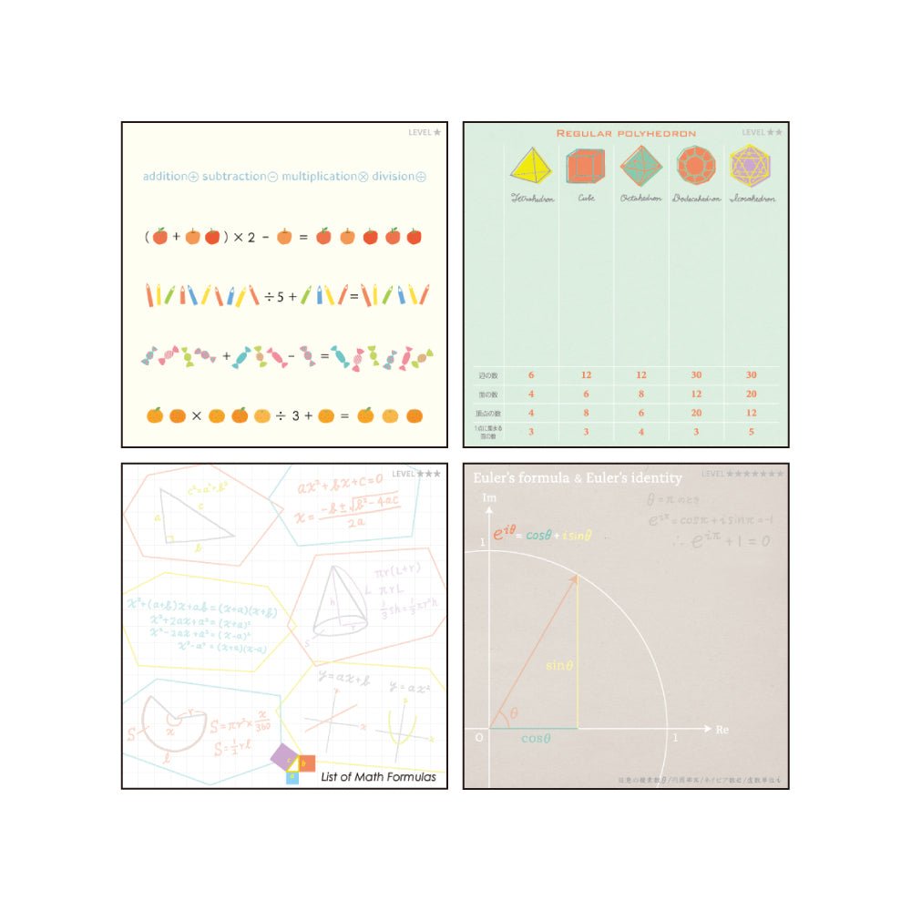 STUDY HOLIC Memo Pad Square / GreenFlash
