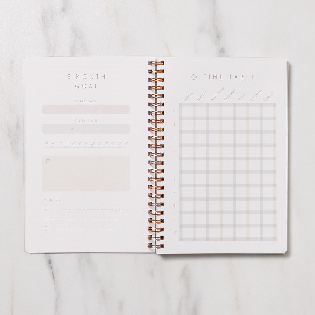 STUDY PLANNER DIARY A5 Ring Type Notebook / IROHA PUBLISHING