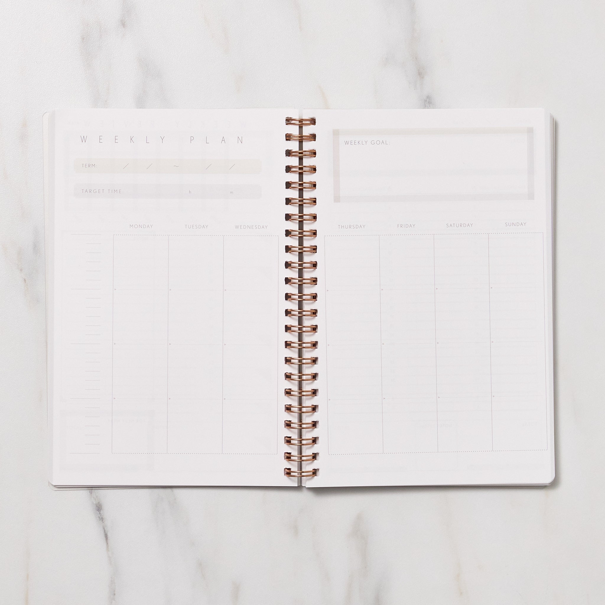 STUDY PLANNER DIARY A5 Ring Type Notebook / IROHA PUBLISHING