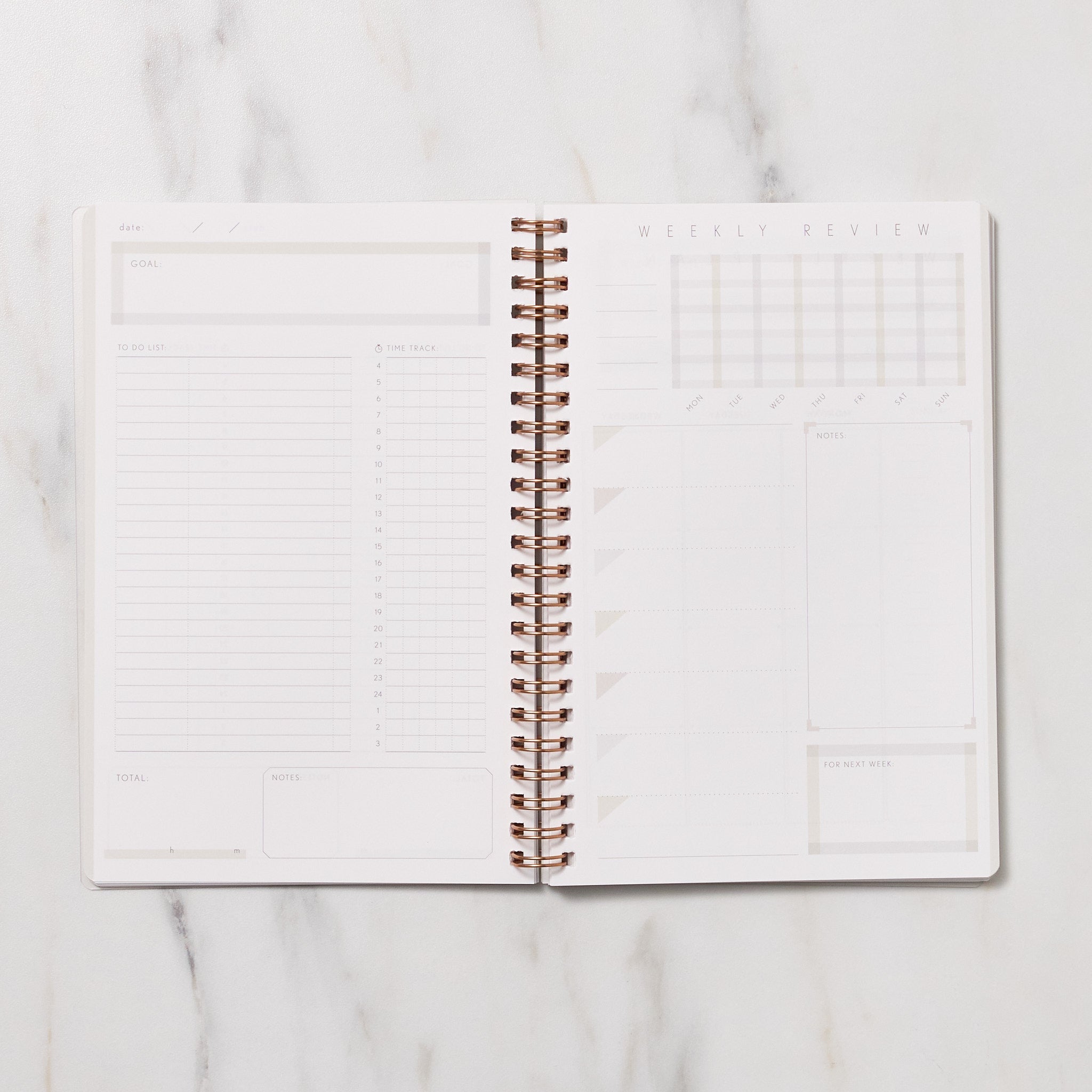 STUDY PLANNER DIARY A5 Ring Type Notebook / IROHA PUBLISHING