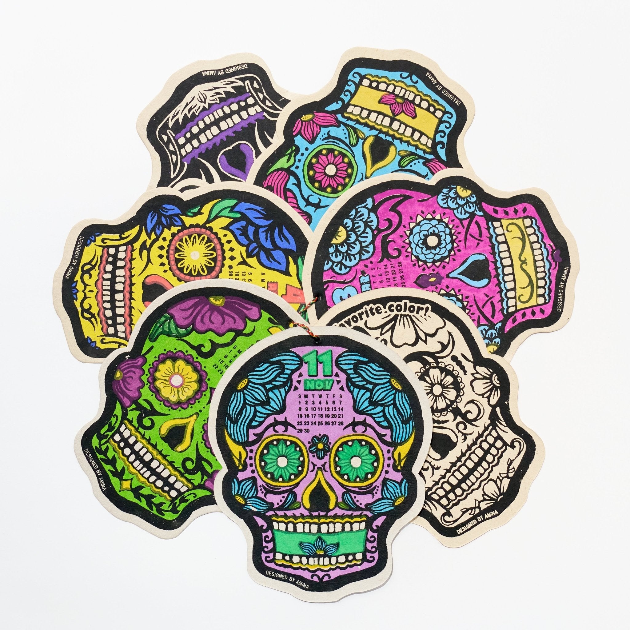 Sugar Skull Calendar 2026 Designed by Amina / Amina Collection Co., Ltd