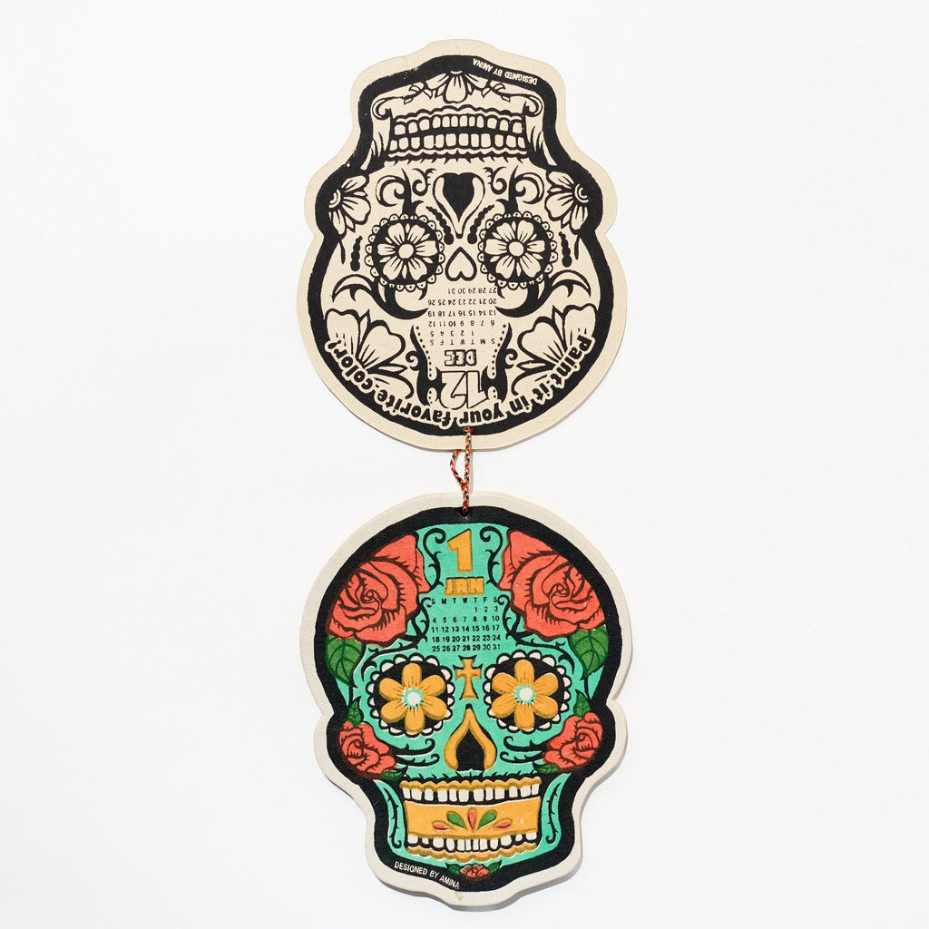 Sugar Skull Calendar 2026 Designed by Amina / Amina Collection Co., Ltd