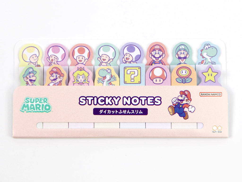 Super Mario Allies Sticky Note Page Flags