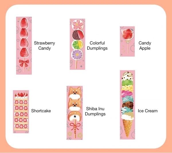 Sweet Love Series Vertical Foil Masking Tape / WORLD CRAFT