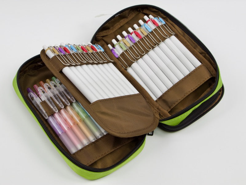 Lihit Lab Book Type Pen Case Double