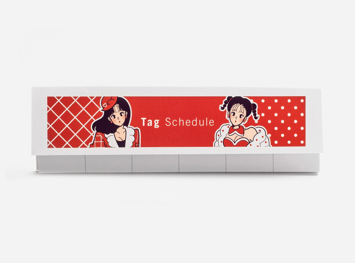 Tag Schedule KAWAII Project Weekly Sticky Note Planner / Replug
