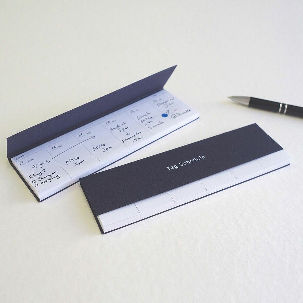 Tag Schedule Weekly Sticky Note Planner / Replug