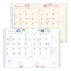 Takiko Kuroiwa Country Time Floral Print Pocket Diary 2026 / MIDORI