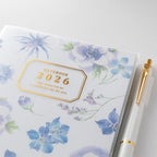 Takiko Kuroiwa Country Time Floral Print Pocket Diary 2026 / MIDORI