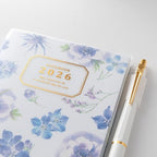 Takiko Kuroiwa Country Time Floral Print Pocket Diary 2026 / MIDORI