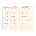 Takiko Kuroiwa Country Time Floral Print Pocket Diary 2026 / MIDORI