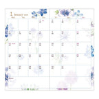 Takiko Kuroiwa Country Time Floral Print Pocket Diary 2026 / MIDORI