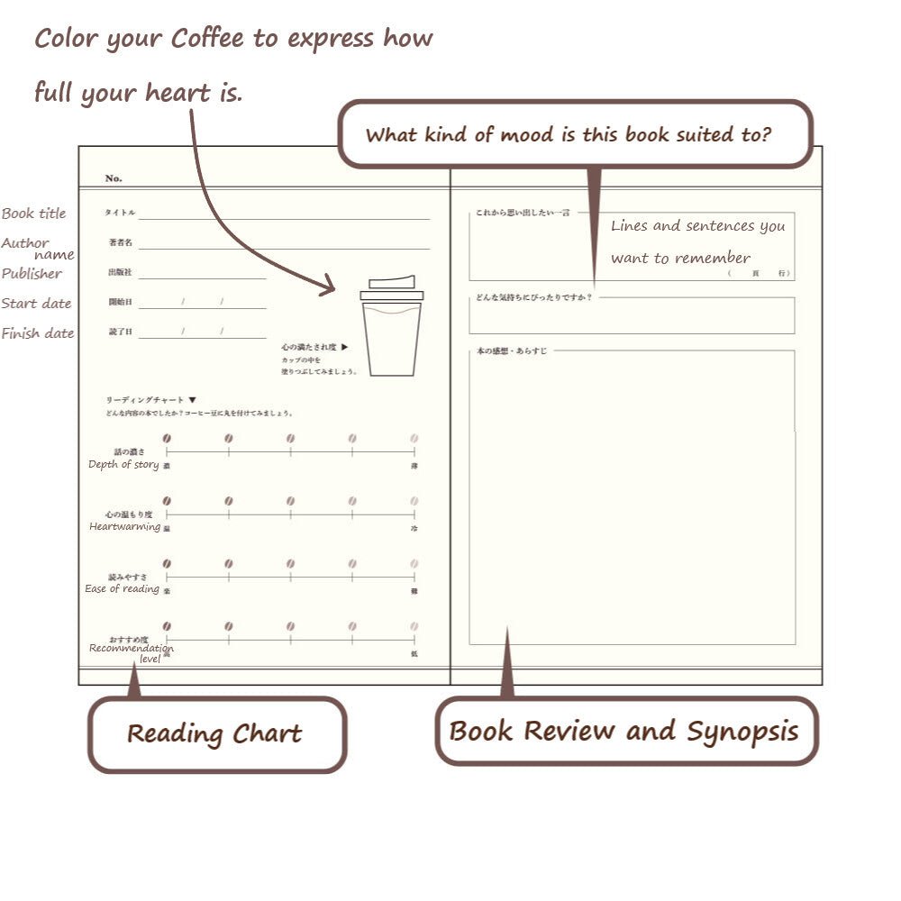 Tea Time Reading Record Notebook / DAIGO