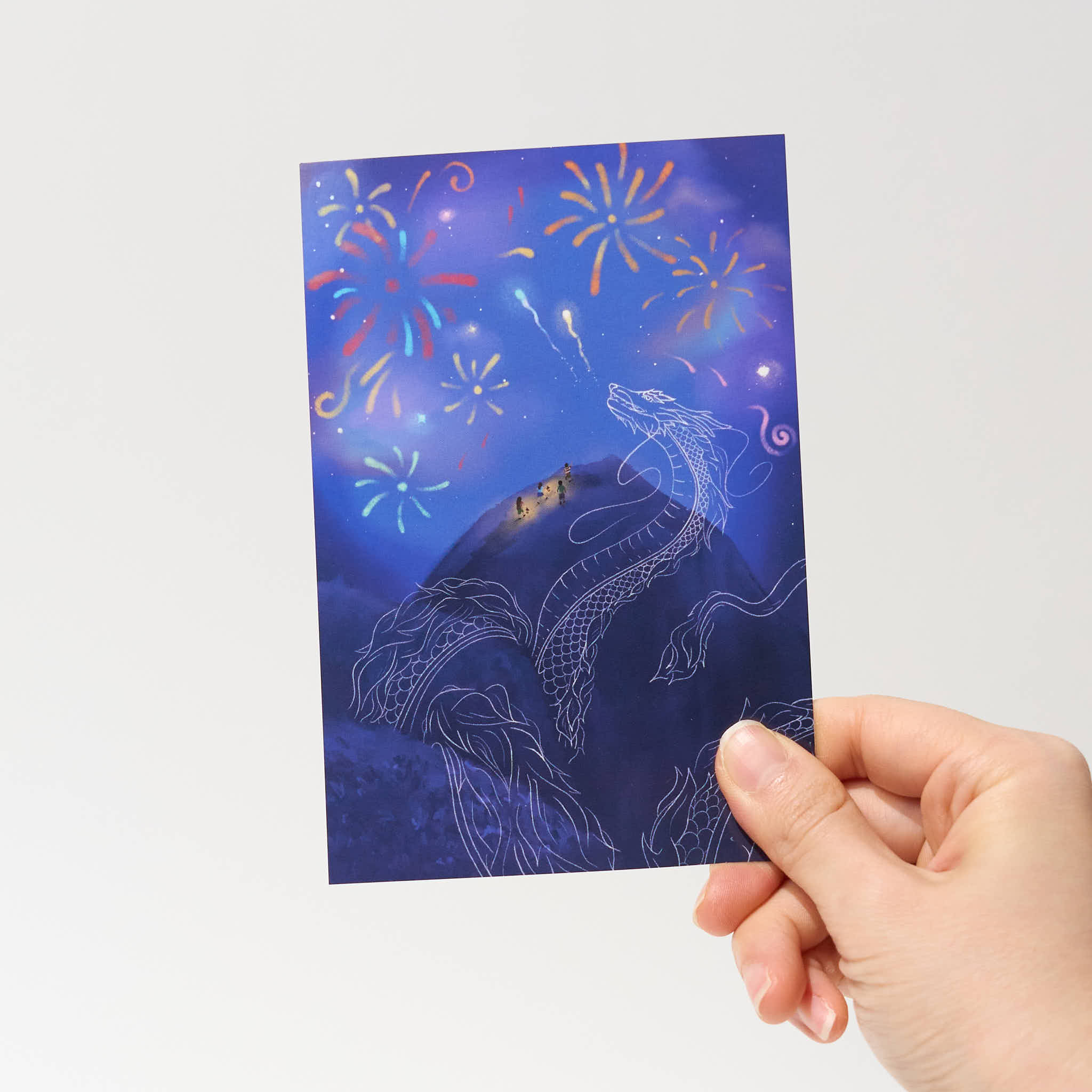 "The Year’s Last Adventure" Postcard by Catherine / Bungu