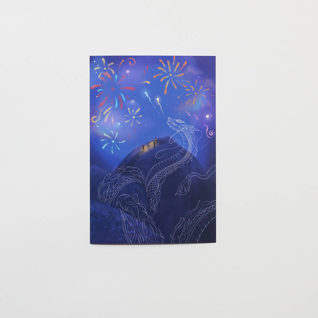 "The Year’s Last Adventure" Postcard by Catherine / Bungu