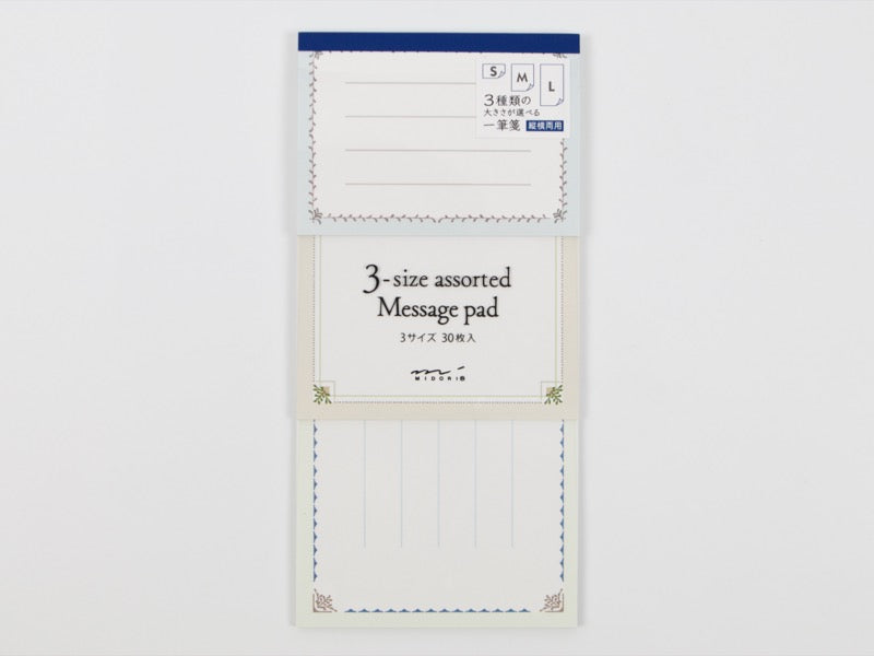 Midori 3 Size Message Pad