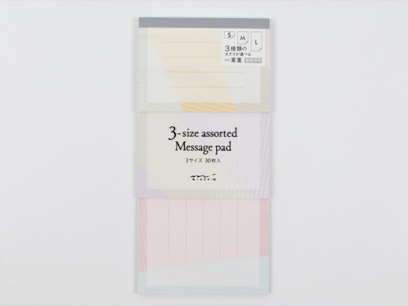Midori 3 Size Message Pad