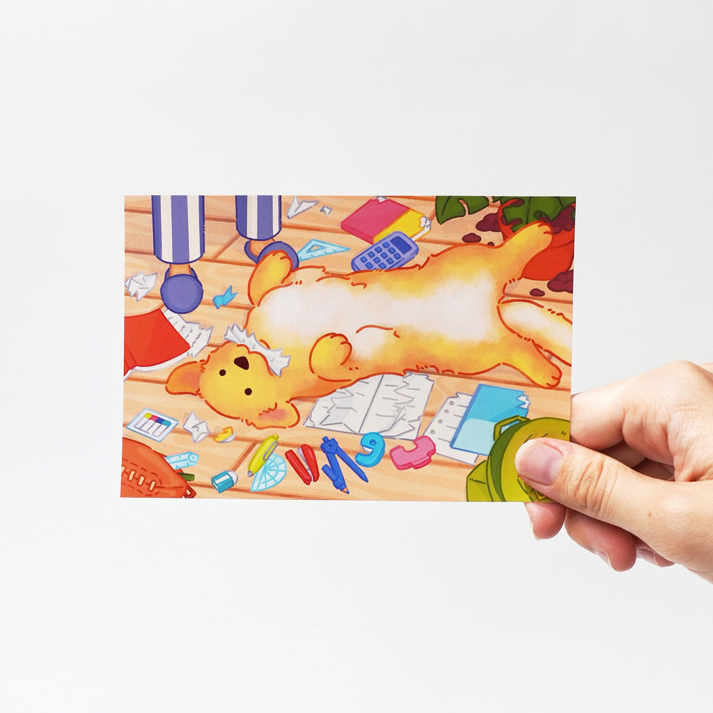 "Time to Play" Postcard by Maria / Bungu