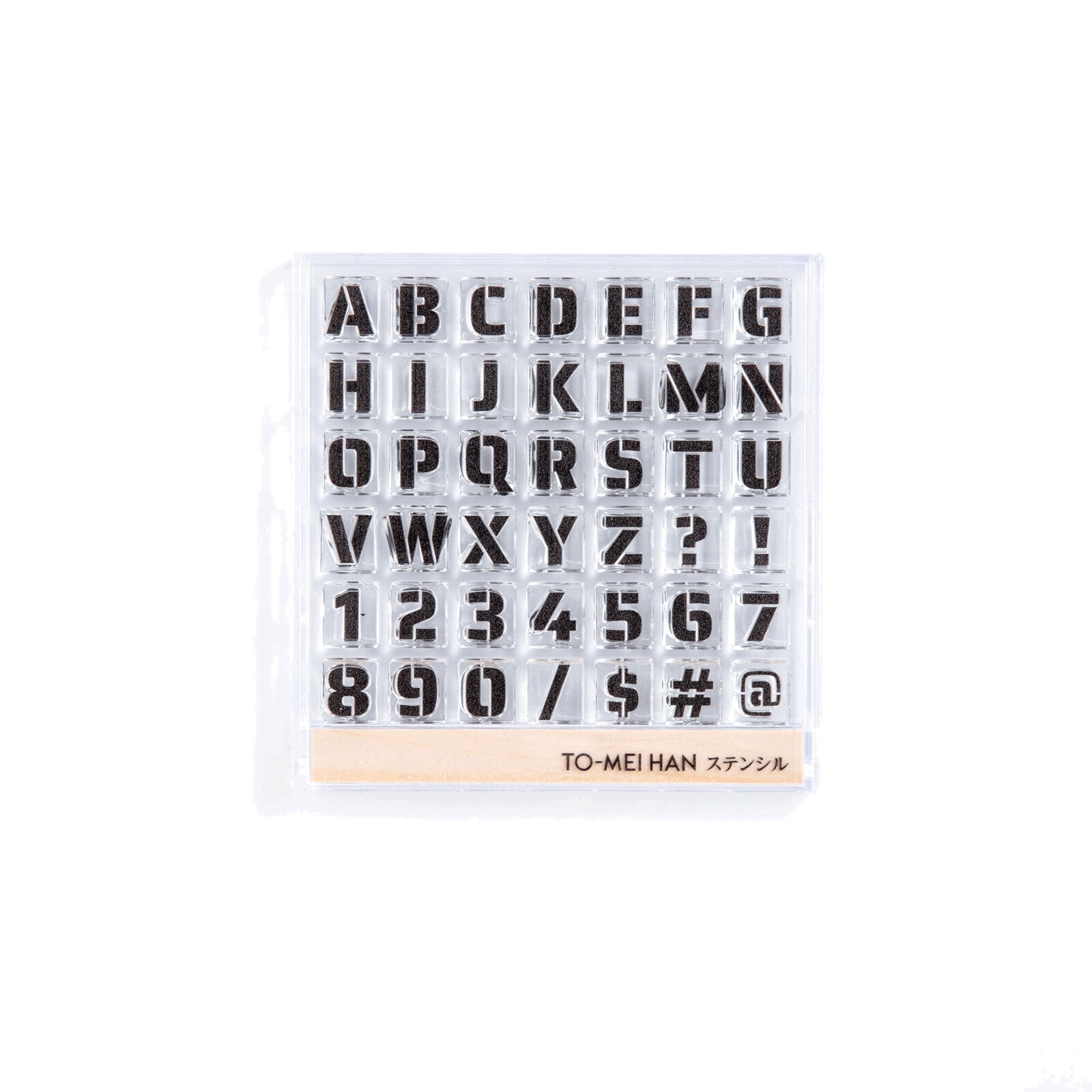 TO-MEI HAN Alphabet Clear Stamp / tri-gram