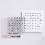 TO-MEI HAN Alphabet Clear Stamp / tri-gram