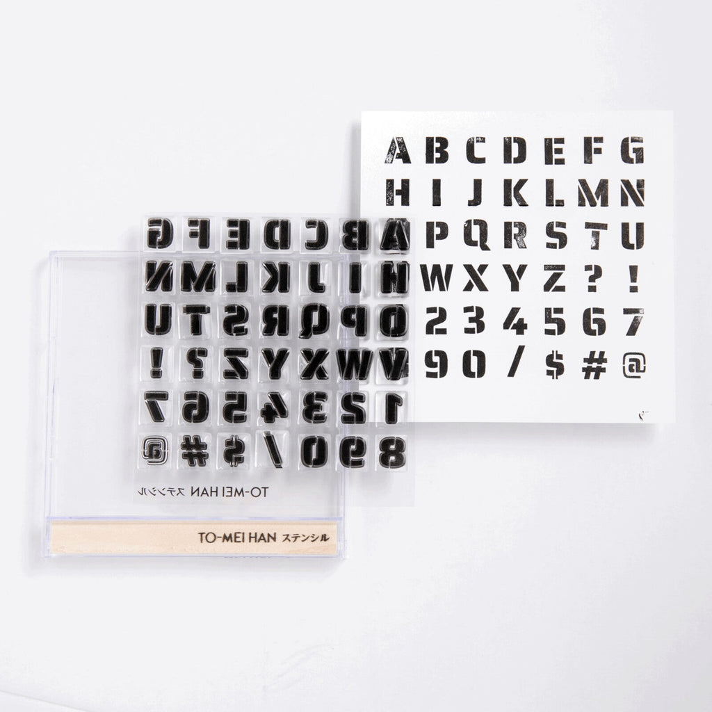TO-MEI HAN Alphabet Clear Stamp / tri-gram
